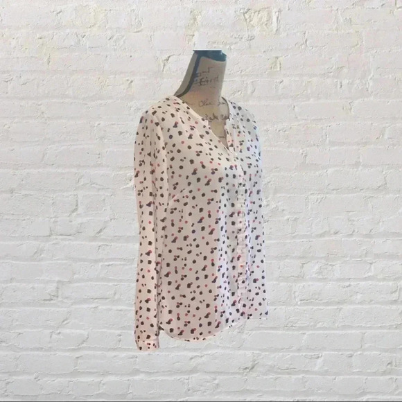 Land’s End Polka Dot Blouse - Picture 3 of 5